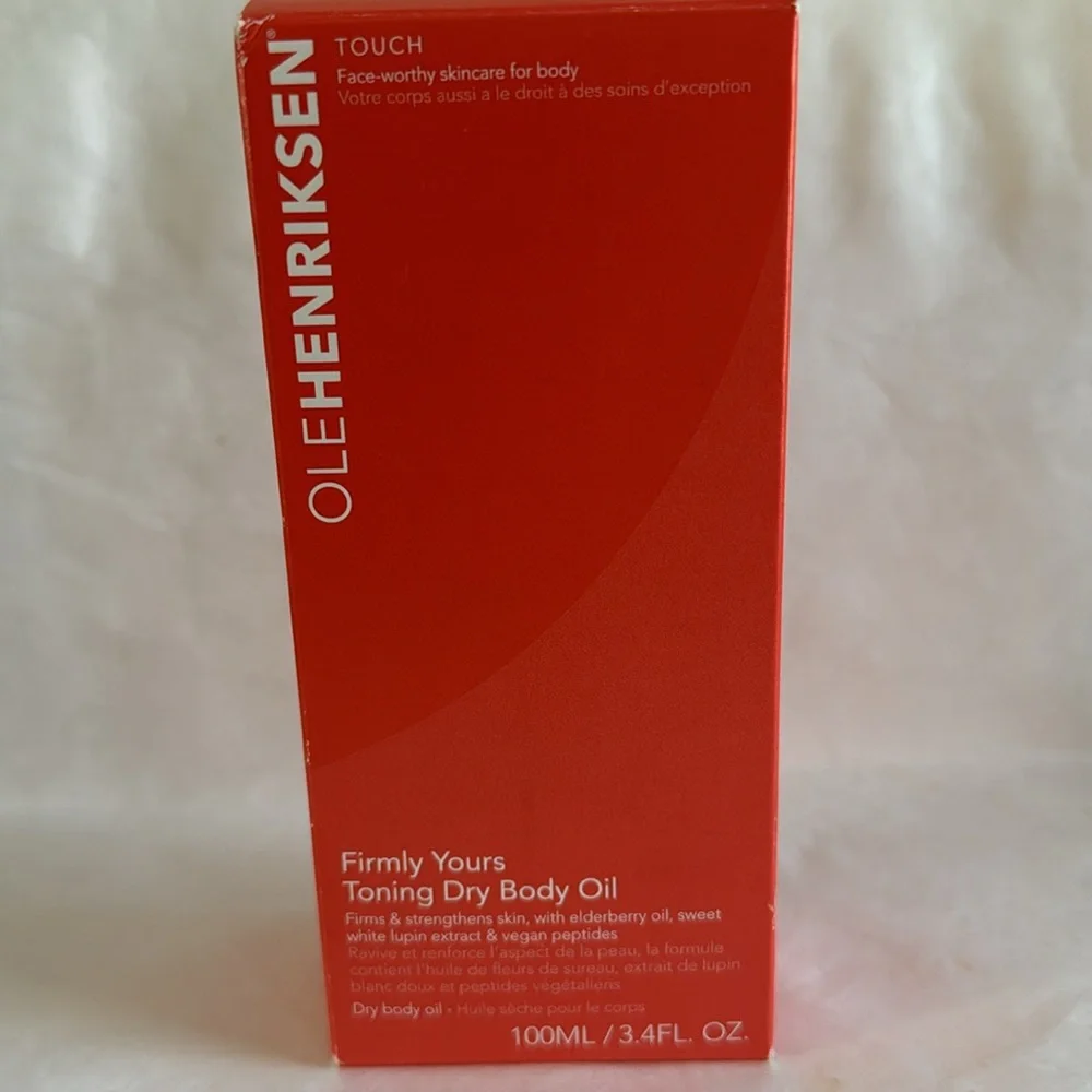 OLE HENRIKSEN Firmly Yours Toning Dry Body Oil with Peptides 3.4oz NIB $45
